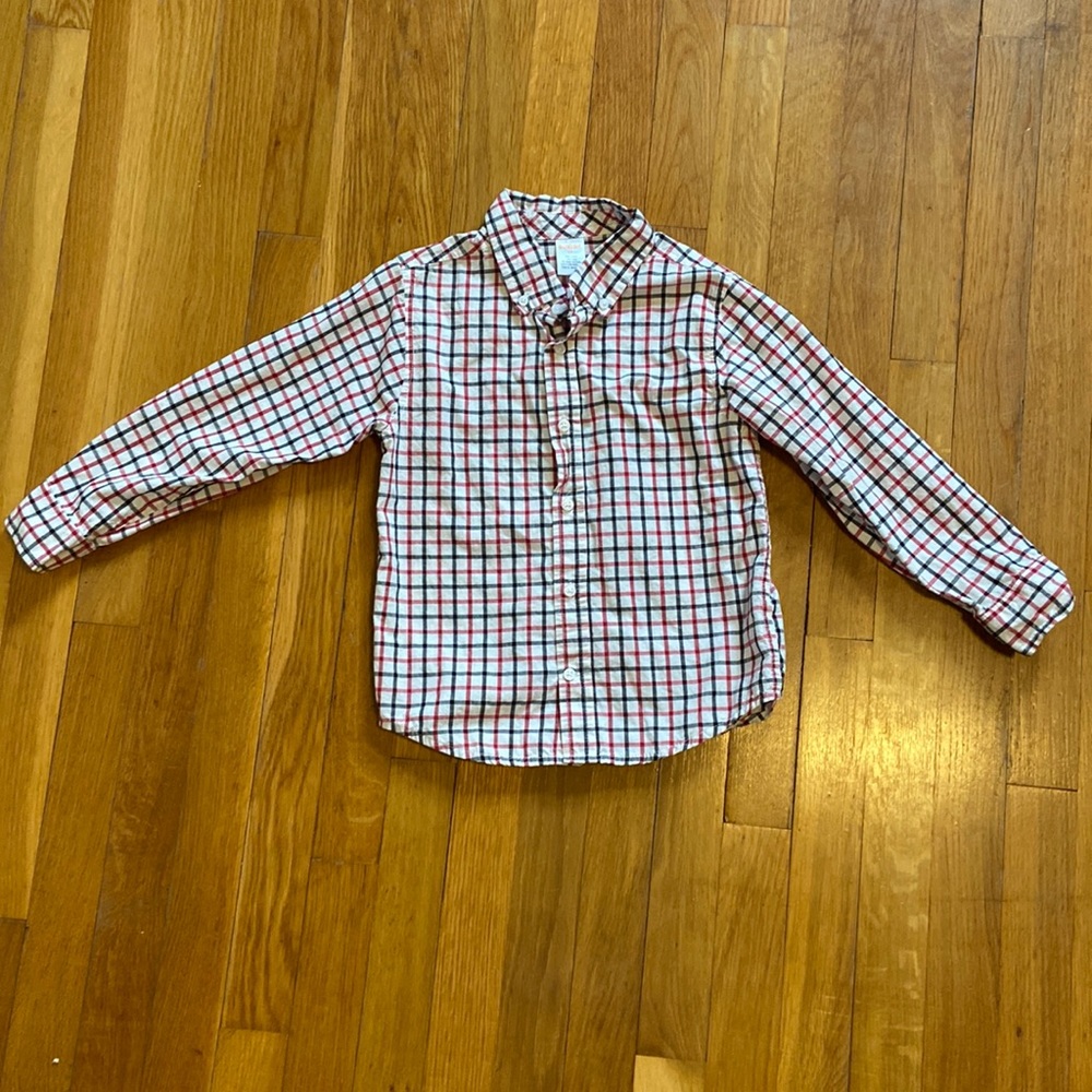 Toddler Boys 5T Gymboree Dress Shirt - Plaid